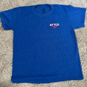 AFTCO Blue Short Sleeve Tee